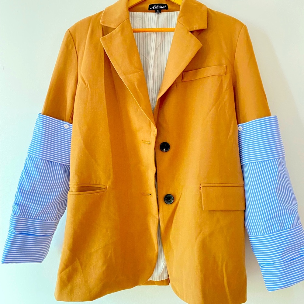 Color Block Blazer